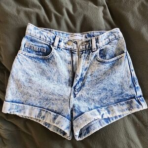 American Apparel acid wash shorts, 26